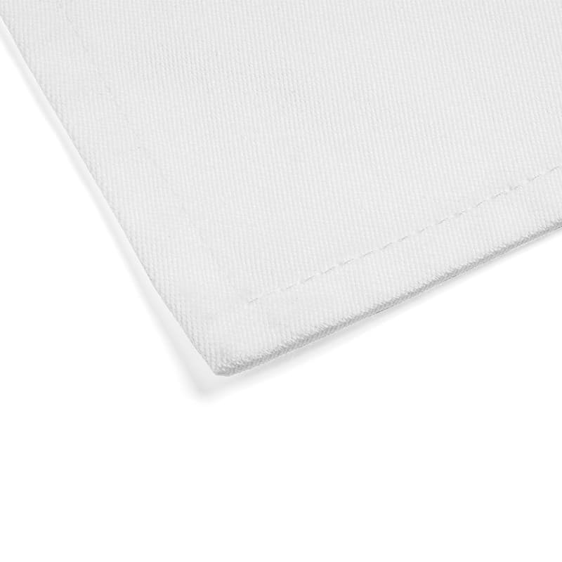Cocktail Napkins 5”x5” 100% Cotton White with Mitered Corners