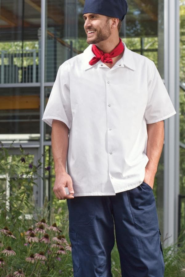 No Pocket Utility Cook Shirt by Uncommon Threads