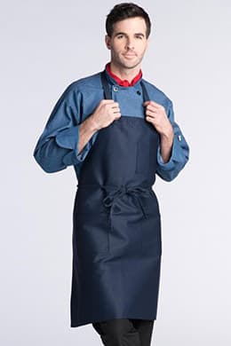 Bib Aprons 30"W x 34"L with 2 Lower Pockets, 1 Pencil Pocket