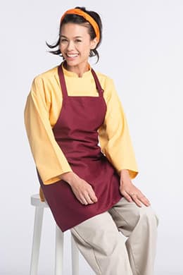 Bib Aprons 24"W x 28"L with Adjustable Neck - NO POCKETS
