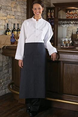 Bistro Aprons 28"W x 33"L with 1 Lower Pocket with Pencil Insert