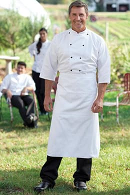 Bistro Aprons 30"W x 32"L (Reversible) with 3 Lower Pockets