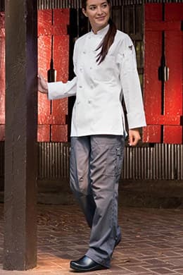 women's cargo chef pants