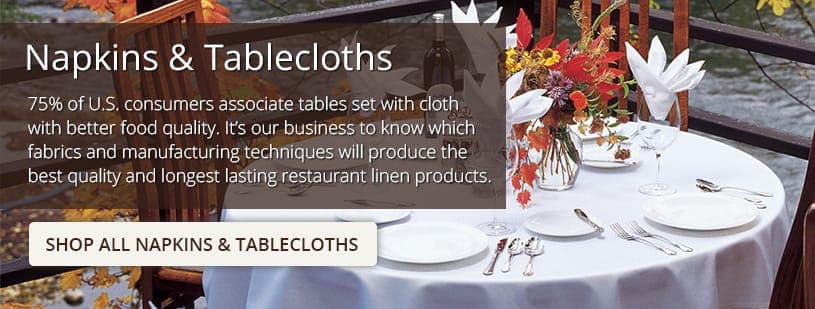 Restaurant Napkins & Tablecloths [commercial grade, wholesale prices]